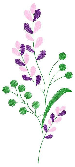 Lavender embroidery designs - Spring flowers embroidery design machine embroidery pattern - Tea towel embroidery file - kitchen cloth apron