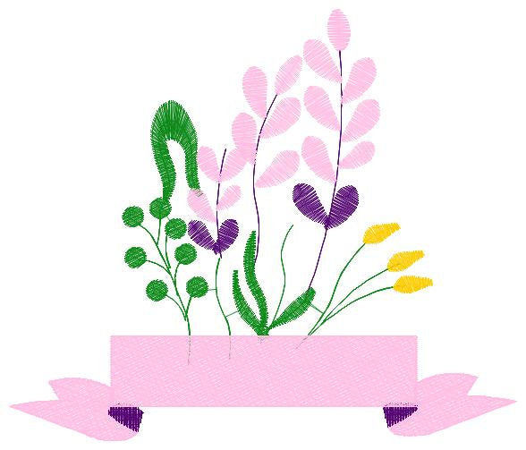 Lavender embroidery designs - Spring flowers embroidery design machine embroidery pattern - Kitchen towel embroidery file - kitchen cloth Marcia Embroidery