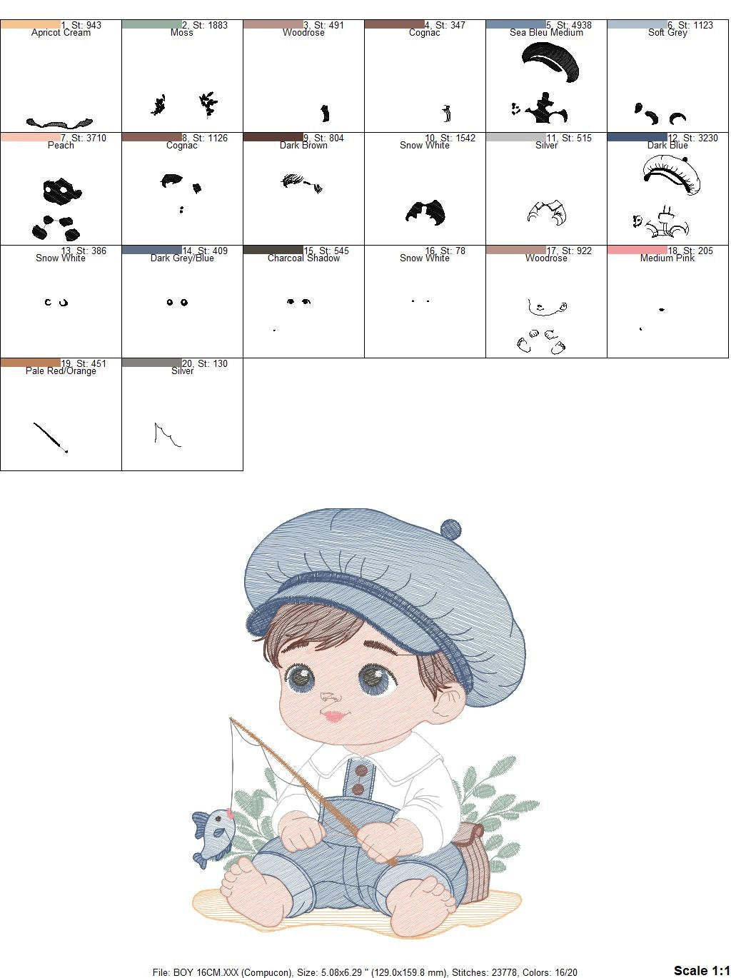 Baby boy embroidery design - Newborn embroidery designs machine embroidery pattern - Kid embroidery file - children toddler embroidery dst