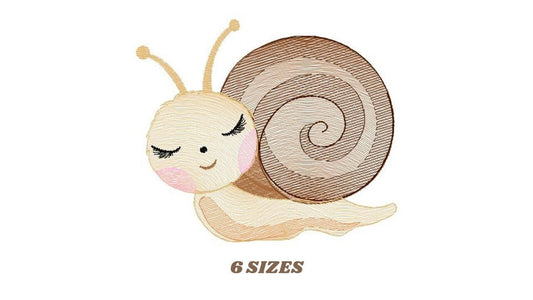 Snail embroidery design - Animal embroidery designs machine embroidery pattern - Slug Garden Bug embroidery file - instant download digital Marcia Embroidery