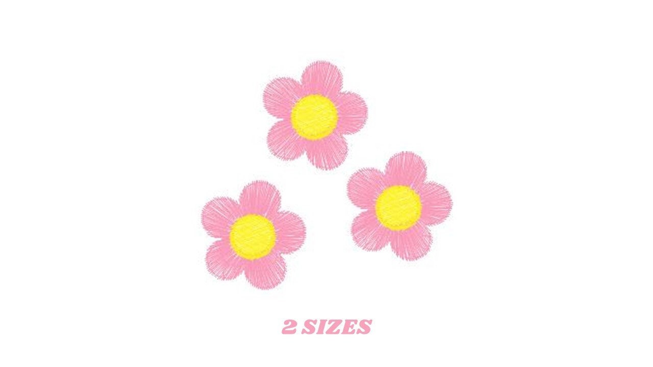 Flowers embroidery designs - Mini Flower embroidery design machine embroidery pattern - Towel embroidery file - floral embroidery pes jef Marcia Embroidery