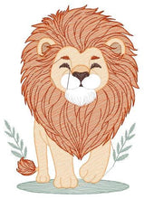 Charger l&#39;image dans la galerie, Lion embroidery designs - Safari embroidery design machine embroidery pattern - Baby boy embroidery file - instant download pes jef hus dst
