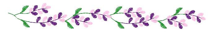 Lavender embroidery designs - Spring flowers embroidery design machine embroidery pattern - Tea towel kitchen embroidery file - download jef