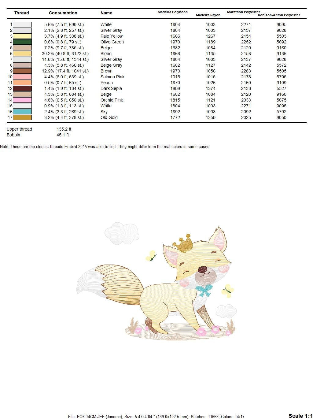 King Fox embroidery designs - Red Fox embroidery design machine embroidery pattern - Woodland Animal with crown embroidery - pes download Marcia Embroidery