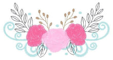 Charger l&#39;image dans la galerie, Roses embroidery designs - Towel embroidery design machine embroidery pattern - Rose embroidery file flower applique - instant download pes
