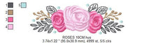 Charger l&#39;image dans la galerie, Roses embroidery designs - Towel embroidery design machine embroidery pattern - Rose embroidery file - kitchen embroidery - instant download
