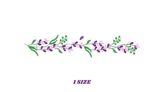 Lavender embroidery designs - Kitchen embroidery design machine embroidery pattern - Tea towel embroidery file - instant digital download