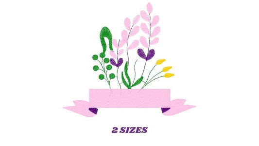 Lavender embroidery designs - Spring flowers embroidery design machine embroidery pattern - Kitchen towel embroidery file - kitchen cloth