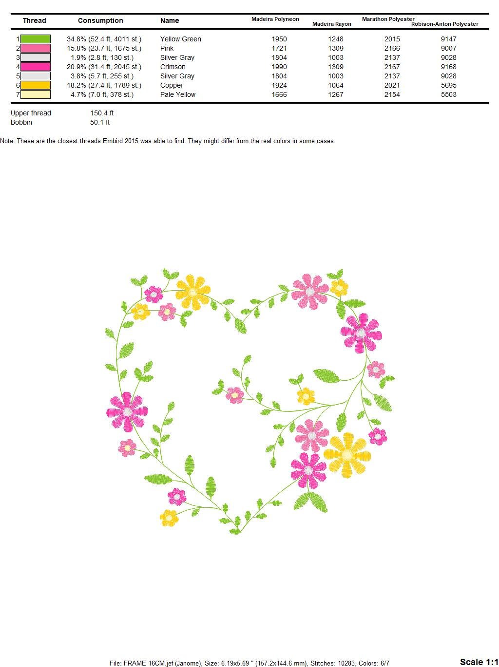 Heart with flowers embroidery designs - Flower embroidery design machine embroidery pattern - Baby girl embroidery - Heart embroidery frame
