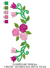 Laden Sie das Bild in den Galerie-Viewer, Roses embroidery designs - Flower embroidery design machine embroidery pattern - Floral embroidery file - instant embroidery download pes
