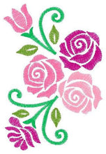 Laden Sie das Bild in den Galerie-Viewer, Roses embroidery designs - Flower embroidery design machine embroidery pattern - Floral embroidery file - instant embroidery download dst
