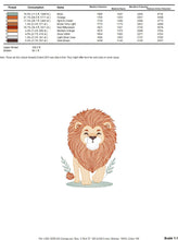 Charger l&#39;image dans la galerie, Lion embroidery designs - Safari embroidery design machine embroidery pattern - Baby boy embroidery file - instant download pes jef hus dst
