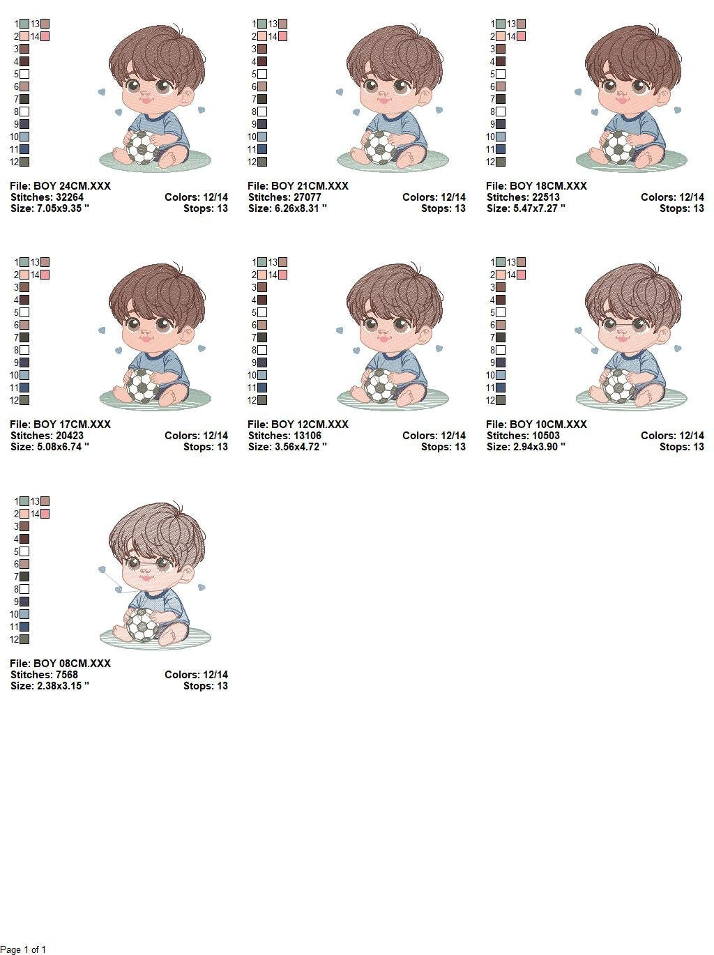 Baby boy embroidery designs - Soccer embroidery design machine embroidery file - Boy with ball embroidery - Soccer player instant download
