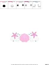 Cargar imagen en el visor de la galería, Pearl embroidery designs - Deep sea shells embroidery design machine embroidery pattern - Sea star embroidery file - embroidery download pes
