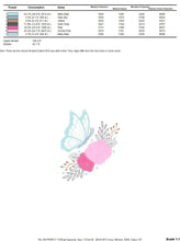 Cargar imagen en el visor de la galería, Butterfly embroidery design - Flowers embroidery designs machine embroidery pattern - Kitchen Tea Towel embroidery file - instant download
