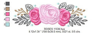 Cargar imagen en el visor de la galería, Roses embroidery designs - Towel embroidery design machine embroidery pattern - Rose embroidery file - kitchen embroidery - instant download
