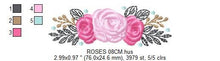 Cargar imagen en el visor de la galería, Roses embroidery designs - Towel embroidery design machine embroidery pattern - Rose embroidery file - kitchen embroidery - instant download
