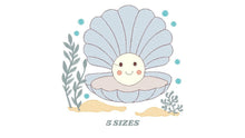 Cargar imagen en el visor de la galería, Pearl embroidery designs - Deep sea shells embroidery design machine embroidery pattern - Children embroidery file - embroidery download pes
