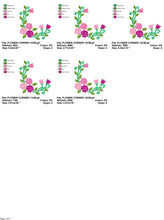 Load image into Gallery viewer, Rose embroidery designs - Flower embroidery design machine embroidery pattern - Roses corner embroidery file - instant download jef floral
