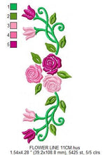 Laden Sie das Bild in den Galerie-Viewer, Roses embroidery designs - Flower embroidery design machine embroidery pattern - Floral embroidery file - instant embroidery download pes
