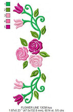 Laden Sie das Bild in den Galerie-Viewer, Roses embroidery designs - Flower embroidery design machine embroidery pattern - Floral embroidery file - instant embroidery download pes
