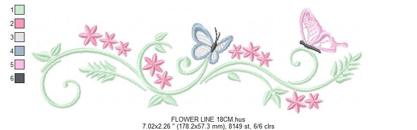 Flower garden embroidery designs - Roses embroidery design machine embroidery pattern - Tea towel embroidery file - kitchen cloth apron