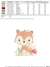 Cargar imagen en el visor de la galería, Fox embroidery designs - Red Fox embroidery design machine embroidery pattern - Woodland Animal embroidery file - Baby boy design pes jef
