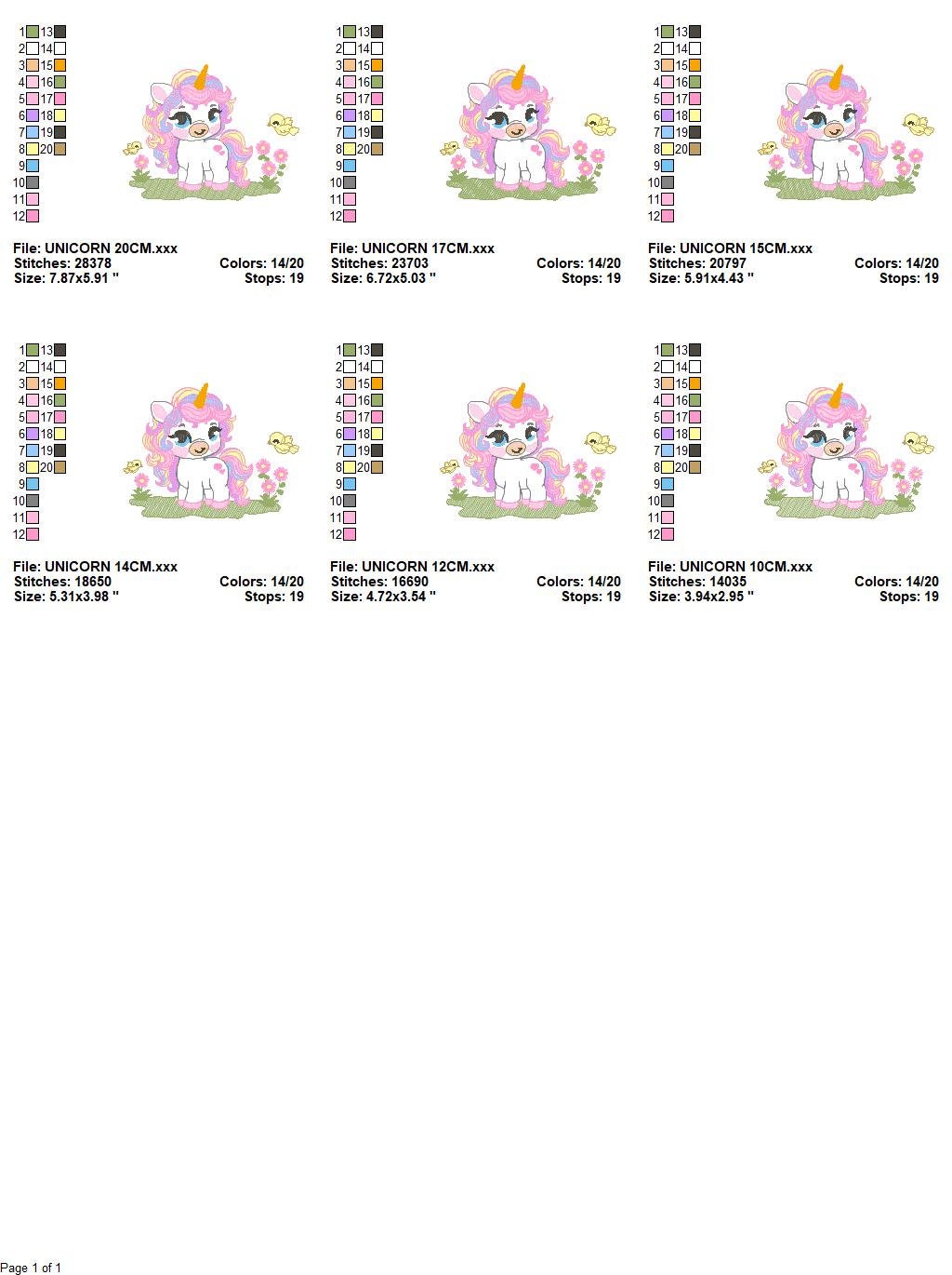 Unicorn embroidery designs - Baby Girl embroidery design machine embroidery pattern - Unicorns embroidery file - Fairy tale magical Fantasy