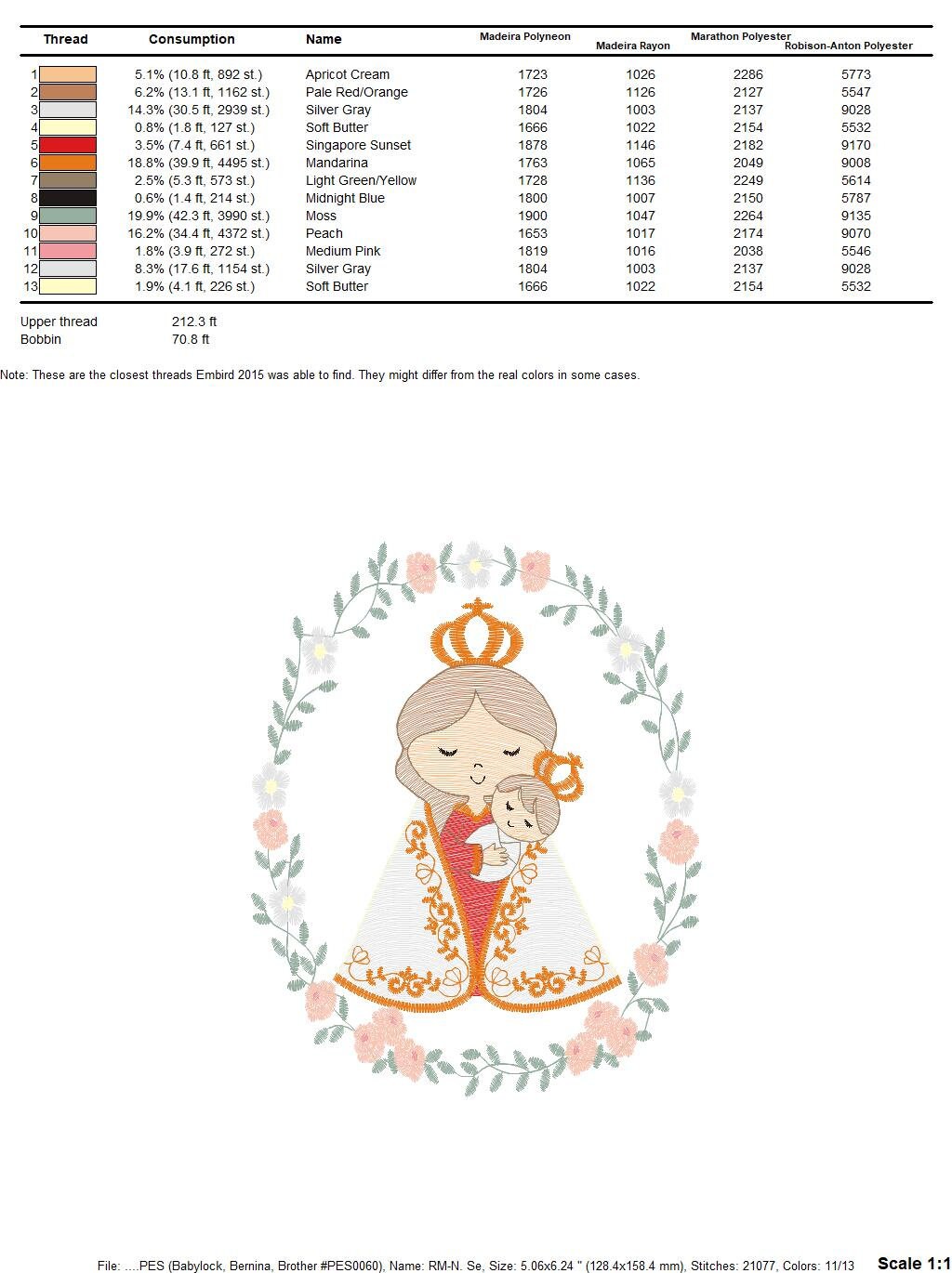 Holy Mary embroidery designs - Holy embroidery design machine embroidery pattern - Catholic embroidery file - Hail Mary religious embroidery