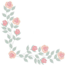 Charger l&#39;image dans la galerie, Heart with roses embroidery designs - Flower embroidery design machine embroidery pattern - Monogram Frame embroidery file - pes jef vip vp3
