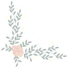 Load image into Gallery viewer, Rose Corner embroidery designs - Flower embroidery design machine embroidery pattern - Monogram Frame embroidery file - instant download pes
