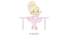 Carica l&#39;immagine nel visualizzatore di Gallery, Ballerina embroidery designs - Ballet dancer embroidery design machine embroidery pattern - baby girl embroidery file - instant download pes
