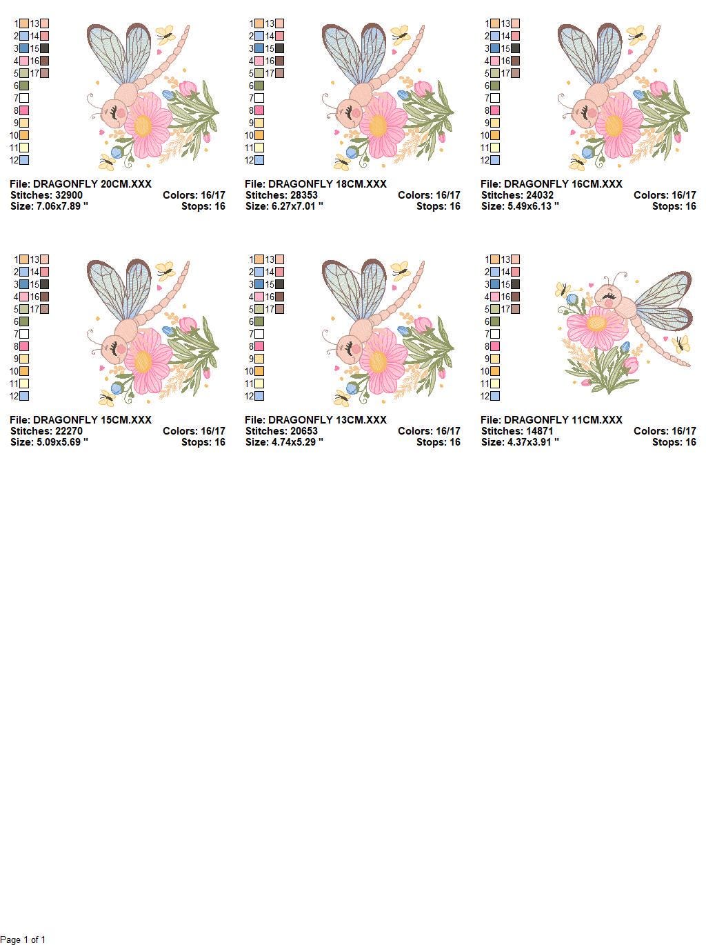 Dragonfly embroidery design - Spring Garden Bug embroidery designs machine embroidery pattern - Kitchen Towel embroidery - instant download
