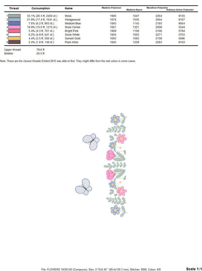 Flower garden embroidery designs - Roses embroidery design machine embroidery pattern - Kitchen towel embroidery file - instant download pes