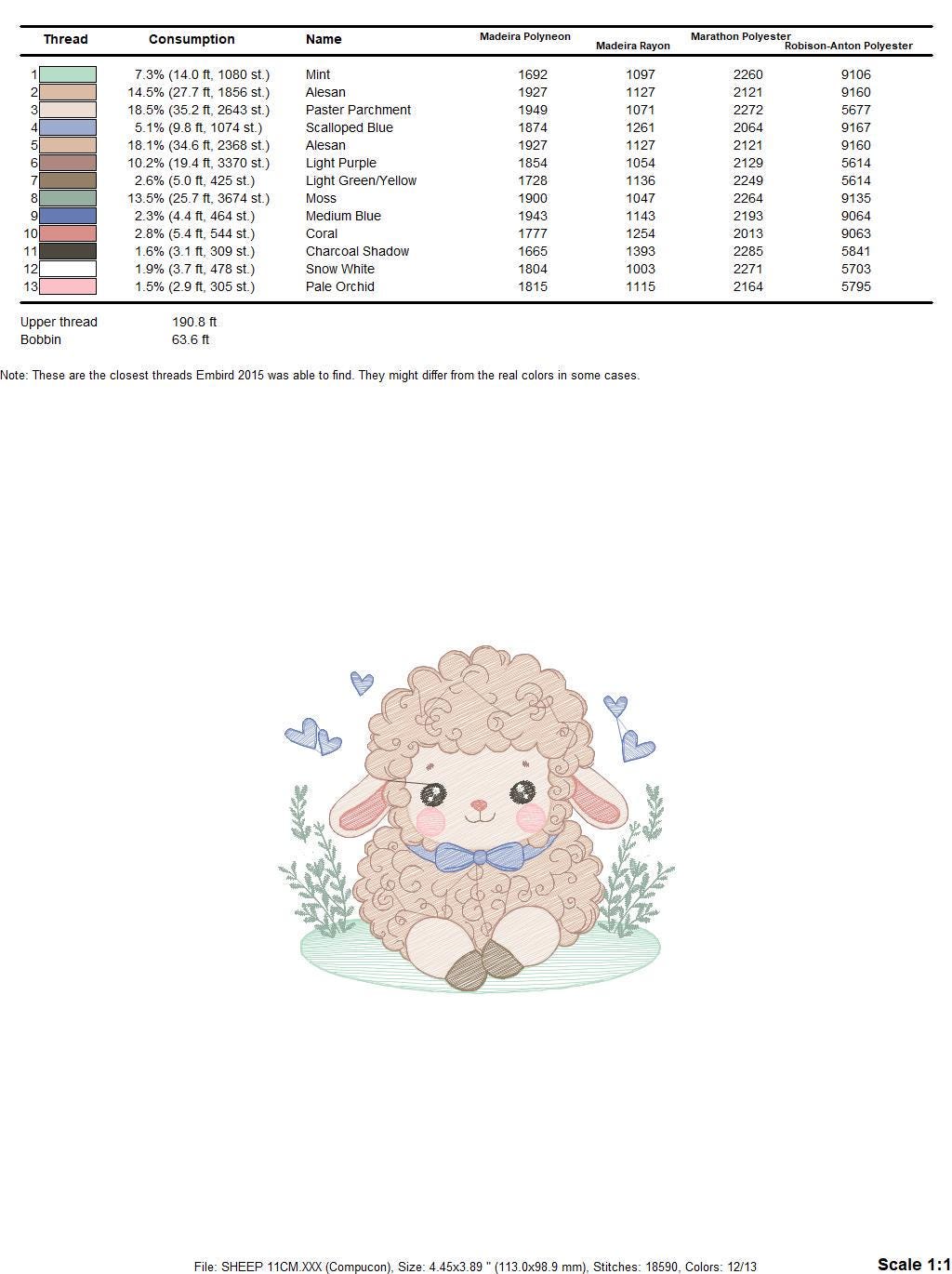 Sheep embroidery design - Lamb embroidery designs machine embroidery pattern - Baby boy embroidery file - newborn embroidery download pes