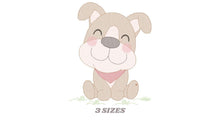 Charger l&#39;image dans la galerie, Dogs embroidery designs - Smiling Dog embroidery design machine embroidery pattern - Mutt Rescue Puppy embroidery file - Instant download
