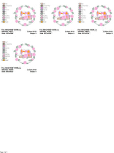 Embroidery Machine Frame embroidery designs - Flower frame embroidery design machine embroidery pattern - rose wreath - instant download