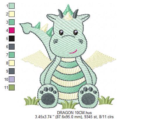 Dragon embroidery designs - Flying Dragon embroidery design machine embroidery pattern - Baby boy embroidery file - instant download pes jef