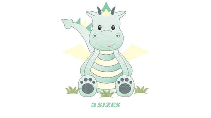 Dragon embroidery designs - Flying Dragon embroidery design machine embroidery pattern - Baby boy embroidery file - instant download pes jef