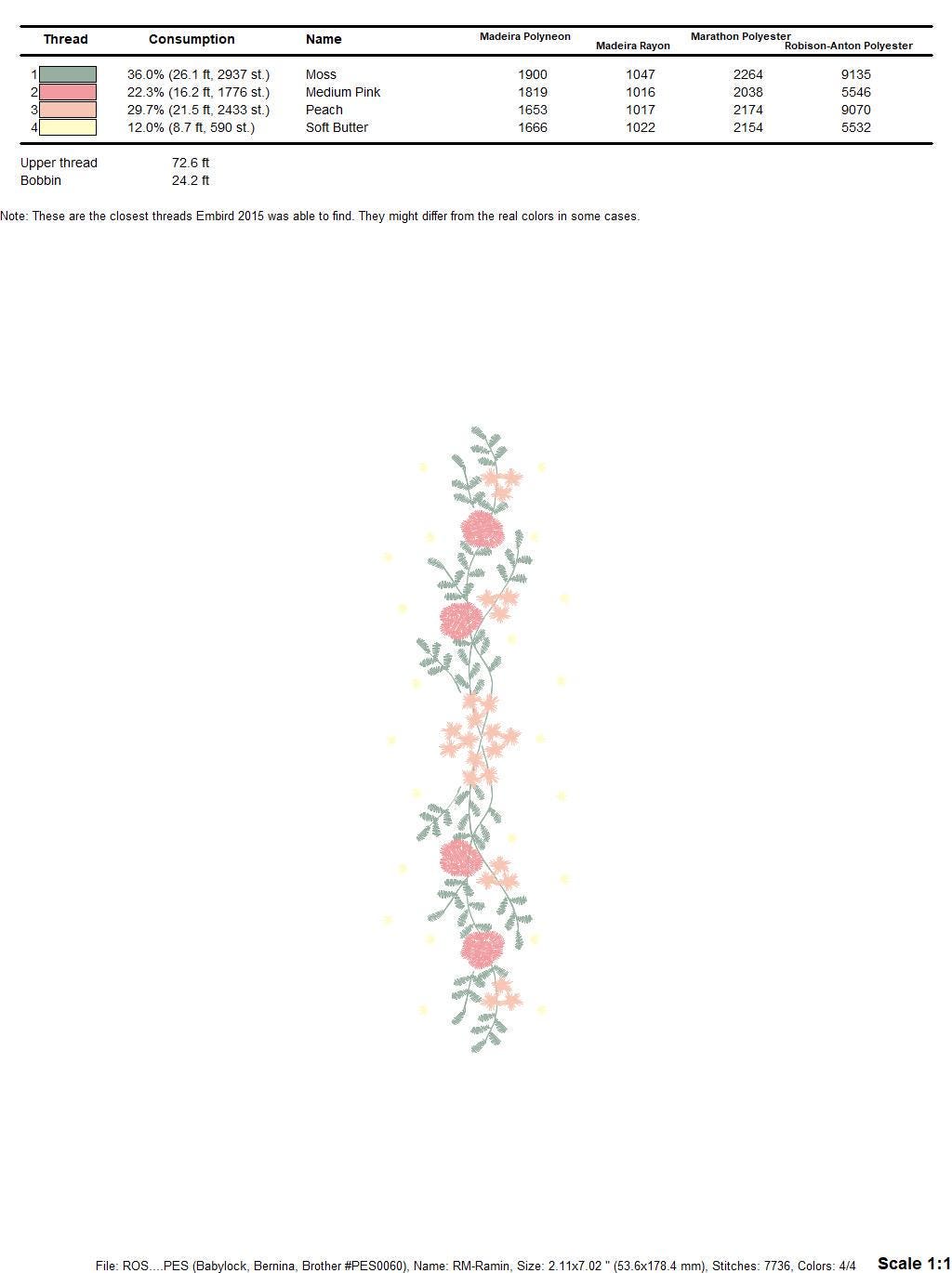 Flower line embroidery designs - Roses embroidery design machine embroidery pattern - Kitchen towel embroidery file - instant download pes