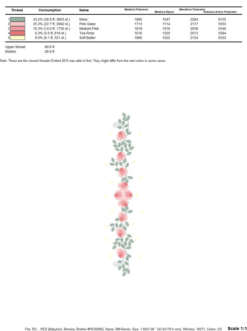 Flower line embroidery designs - Roses embroidery design machine embroidery pattern - Kitchen towel embroidery file - instant download pes