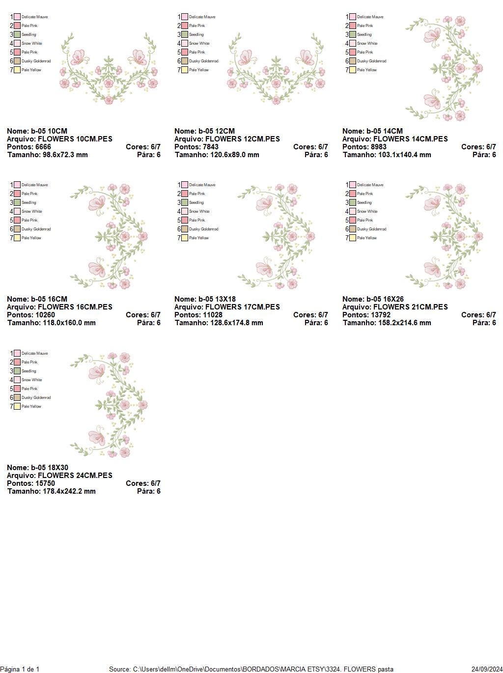 Flowers with Butterflies Wreath embroidery designs - Floral Kitchen Towel embroidery design machine embroidery pattern - instant download