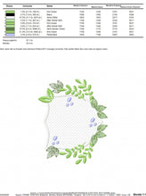 Load image into Gallery viewer, Frame embroidery designs - Laurel Shield embroidery design machine embroidery pattern - Baby boy embroidery file - instant download pes jef
