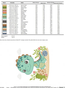 Dinosaur embroidery designs - Dino embroidery design machine embroidery pattern - Brontosaurus embroidery file - instant download pes jef