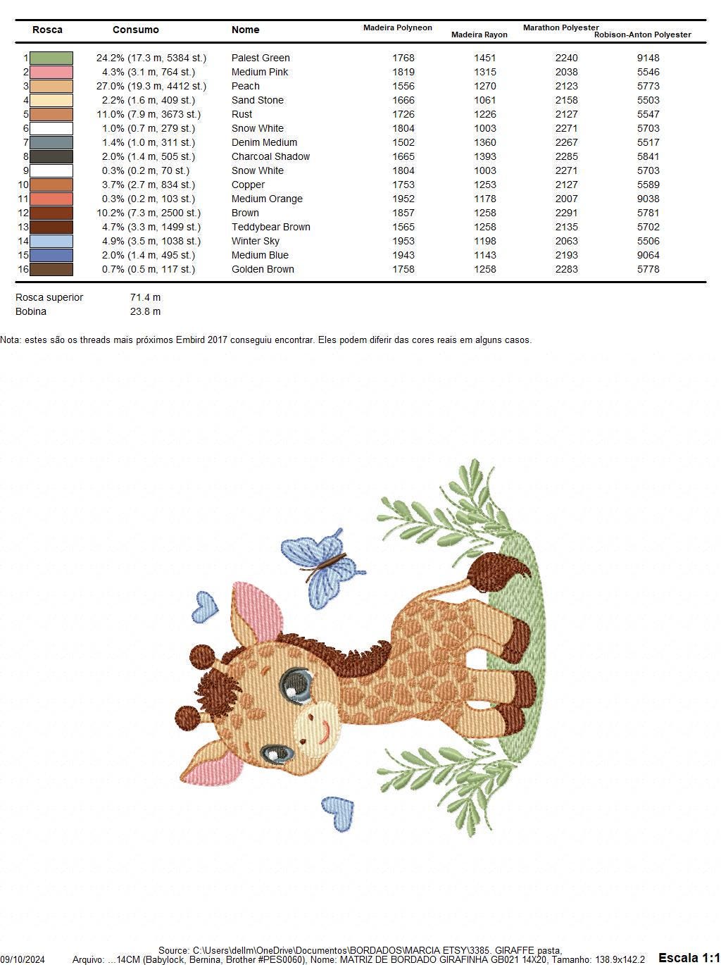 Giraffe embroidery design - Wild Safari Animal embroidery designs machine embroidery pattern - Giraffe with butterflies - instant download