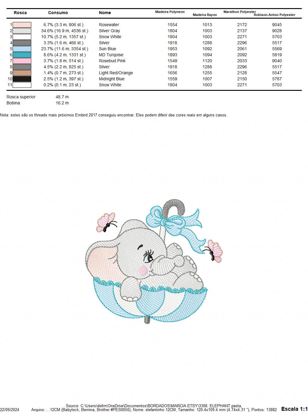 Elephant with umbrella embroidery designs - Animal with butterfly embroidery design machine embroidery pattern - instant download pes jef