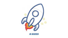 Load image into Gallery viewer, Rocket embroidery designs - Spaceshift embroidery design machine embroidery pattern - Space Rocket applique design - instant download pes
