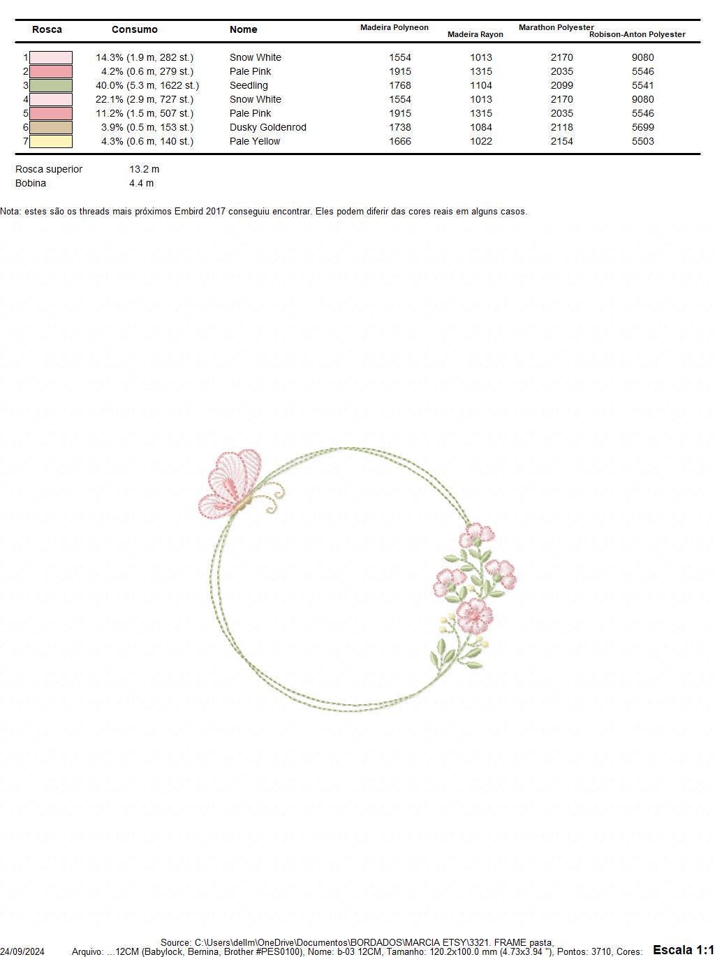 Monogram Frame embroidery designs - Flower and Butterfly embroidery design machine embroidery pattern - Floral Frame - instant download pes