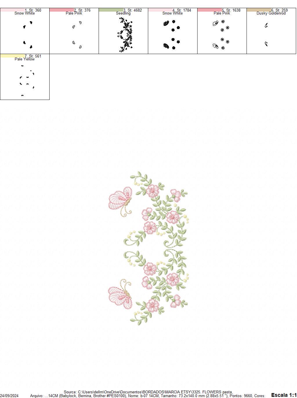 Flower Wreath embroidery designs - Floral frame butterflies embroidery design machine embroidery pattern - Kitchen Towel - instant download