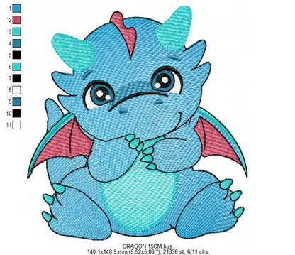 Dragon embroidery designs - Flying Dragon embroidery design machine embroidery pattern - Baby boy embroidery file - instant download pes jef